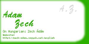 adam zech business card